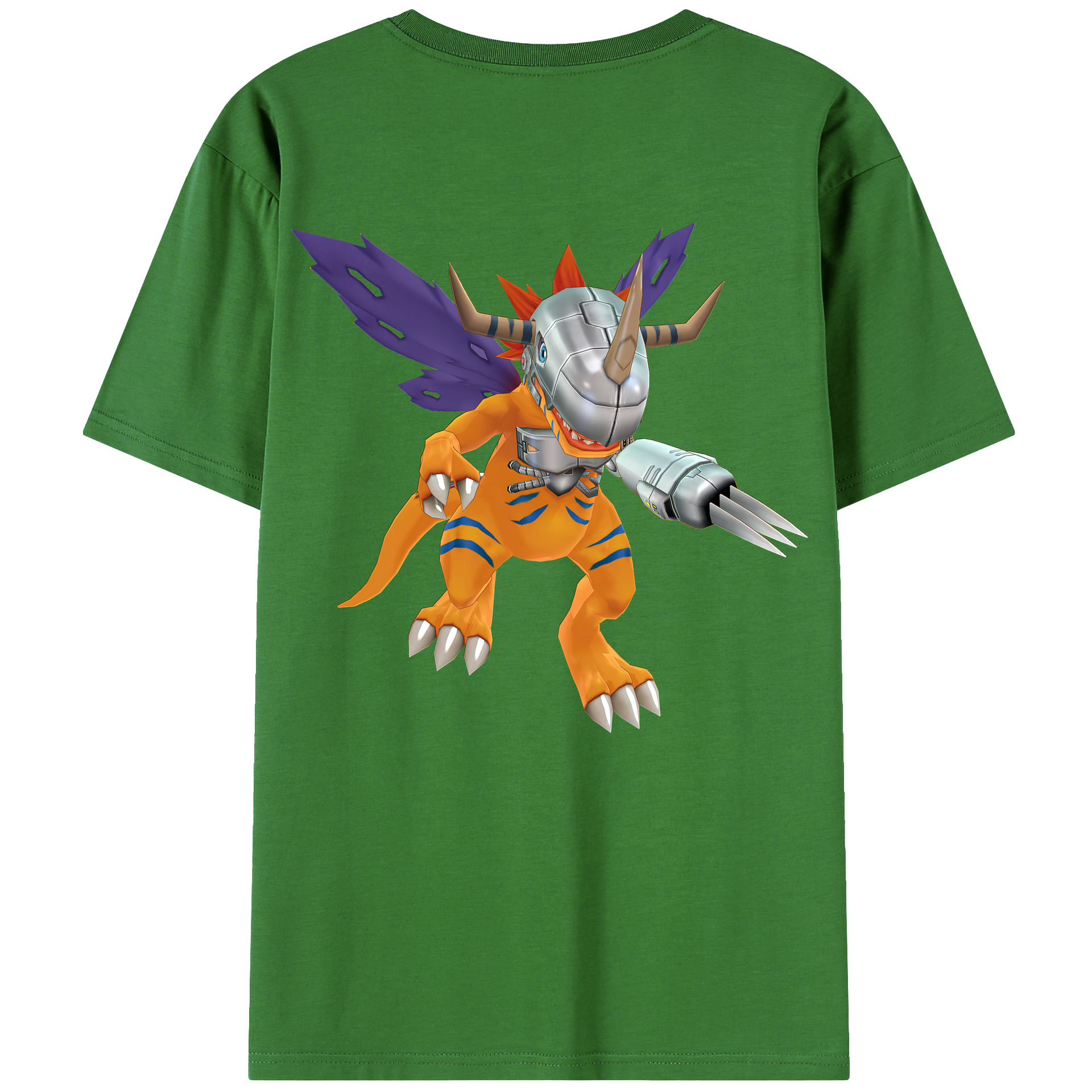 （画像用） Digimon デジタルモンスター/デジモン レディース半袖Tシャツ(バックプリント)